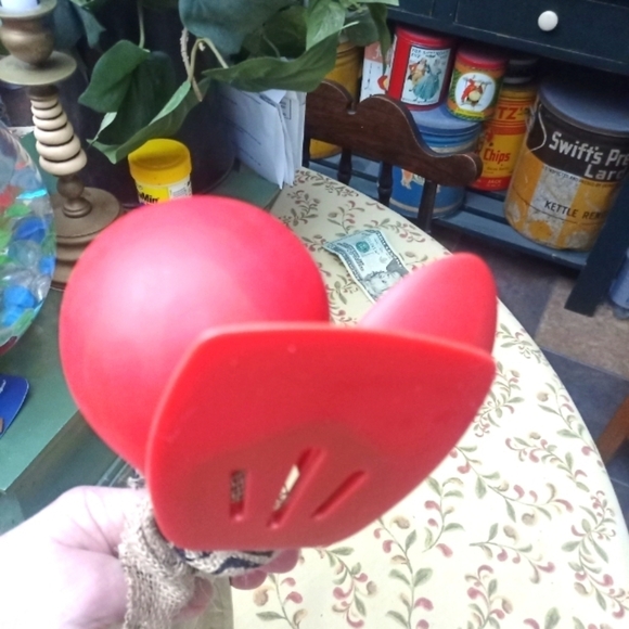 Set Of 3 Chef Mate Red Silicone Utensils With Stainless Steel Handles - Picture 3 of 5